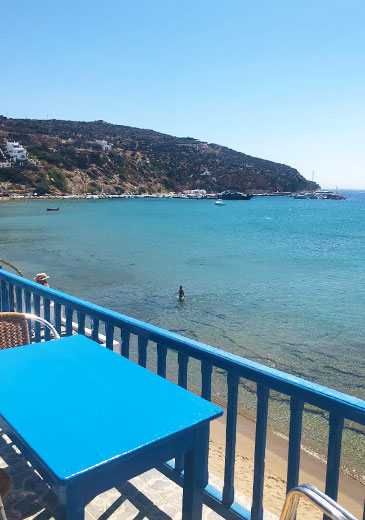Hébergement à Sifnos en bord de mer